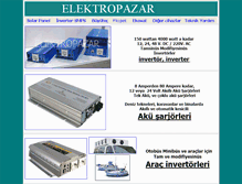 Tablet Screenshot of elektropazar.com